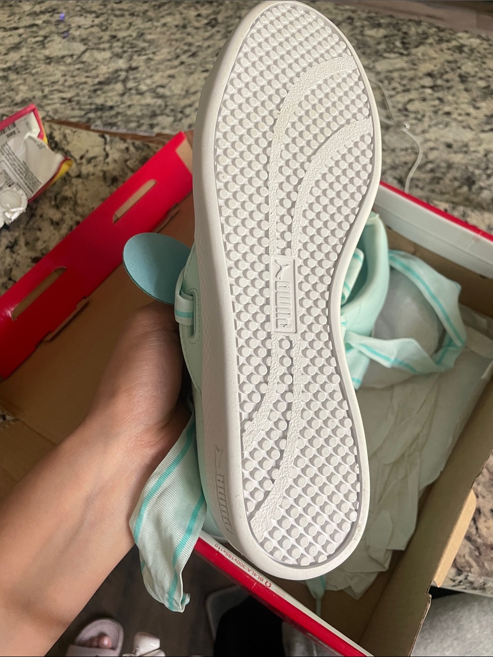 PUMA Smash Women's Buckle Shoes fashion Sneakers new size 9.5 us - Picture 8 of 9
